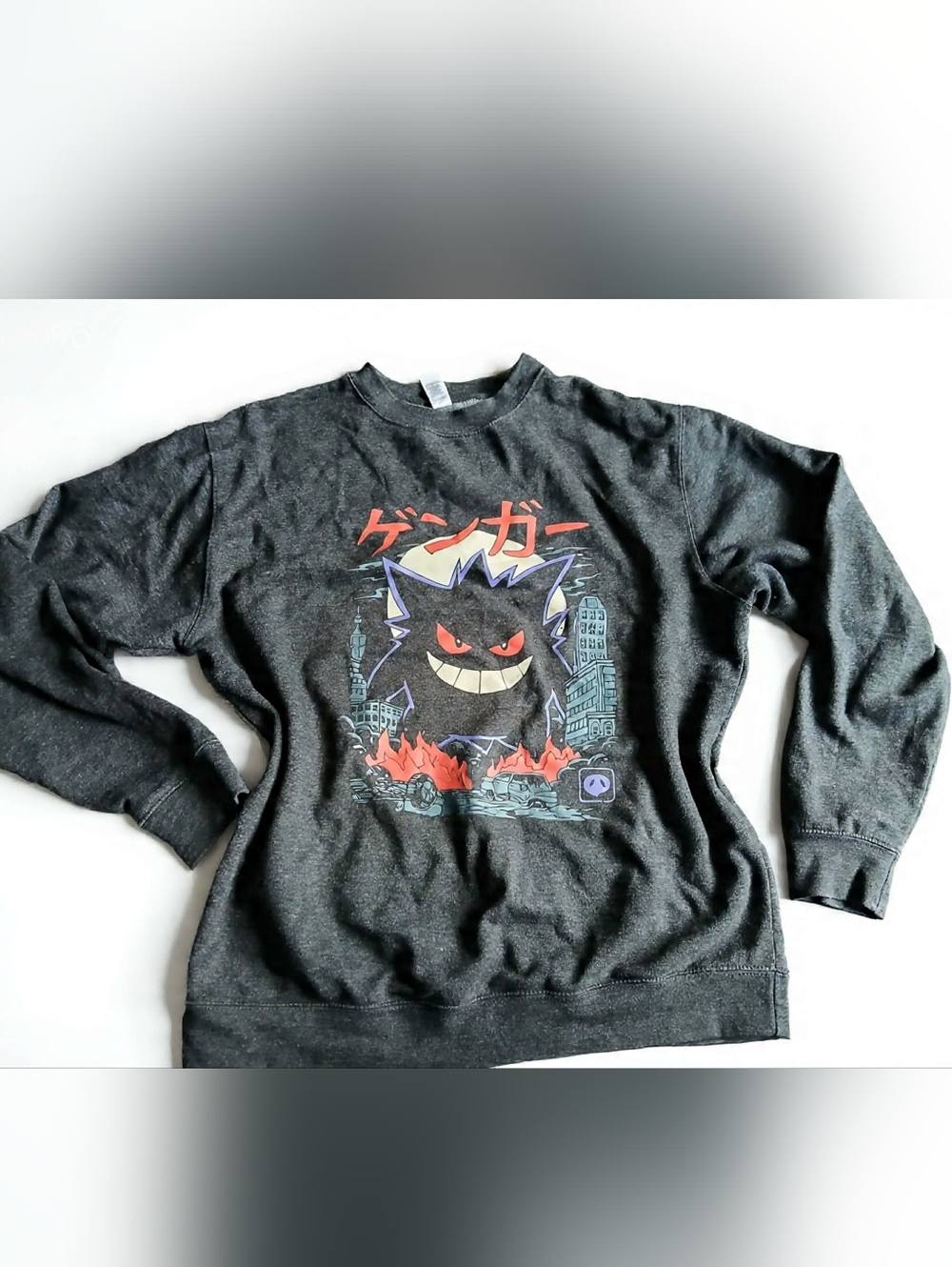 Pokemon Dark Ghost Sweat Shirt- Size Large